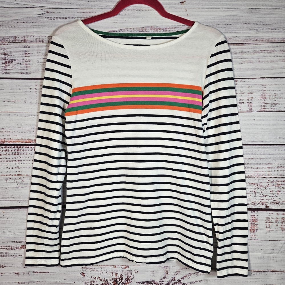 Boden striped long sleeve tee